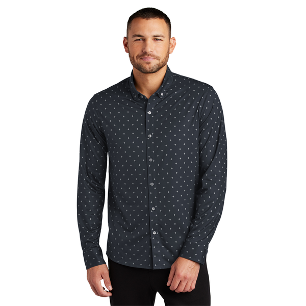 MERCER+METTLE™ Stretch Poly/Spandex Jersey Long Sleeve Men's Shirt