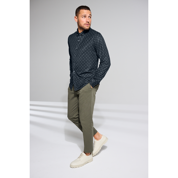 MERCER+METTLE™ Stretch Poly/Spandex Jersey Long Sleeve Men's Shirt