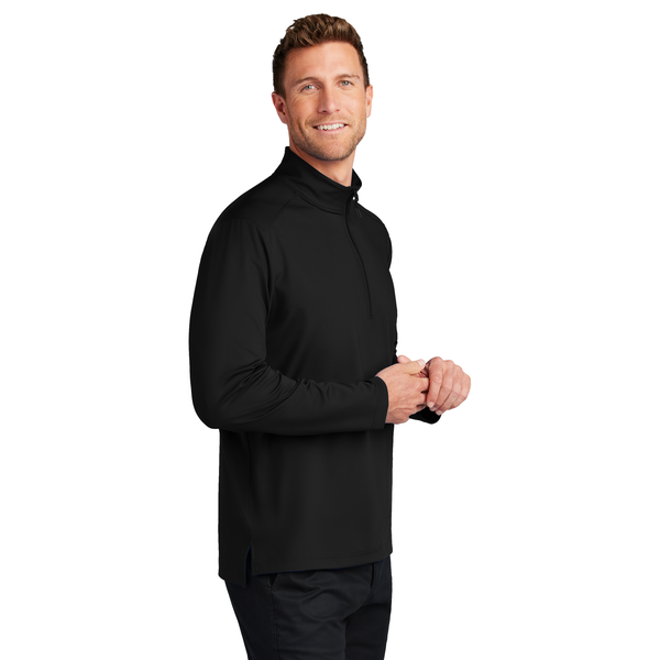 Port Authority® C-FREE® Recycled Poly/Spandex Double Knit Men's 1/4 Zip