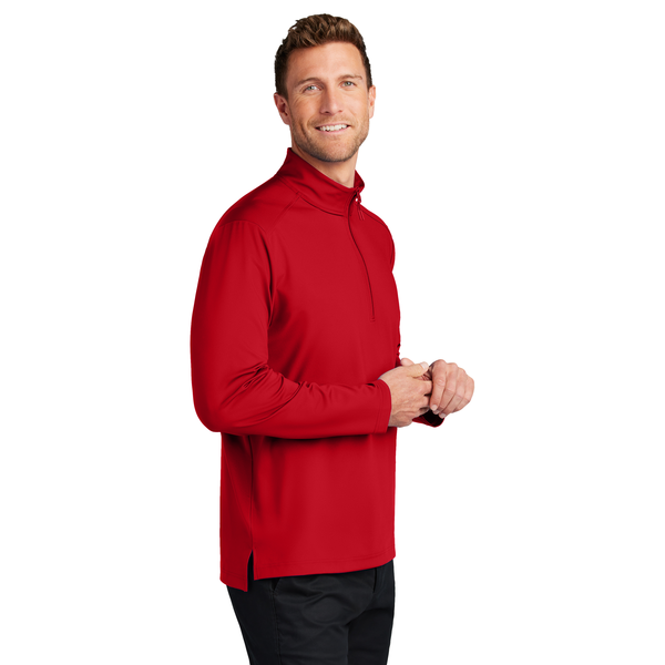 Port Authority® C-FREE® Recycled Poly/Spandex Double Knit Men's 1/4 Zip