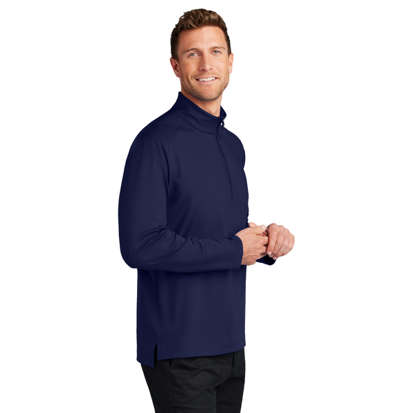 Port Authority® C-FREE® Recycled Poly/Spandex Double Knit Men's 1/4 Zip
