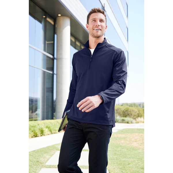 Port Authority® C-FREE® Recycled Poly/Spandex Double Knit Men's 1/4 Zip