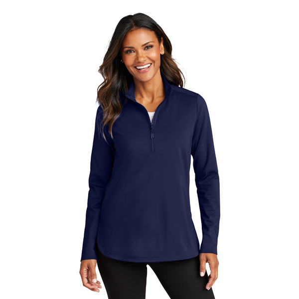 Port Authority® C-FREE® Recycled Poly/Spandex Double Knit Ladies' 1/4 Zip