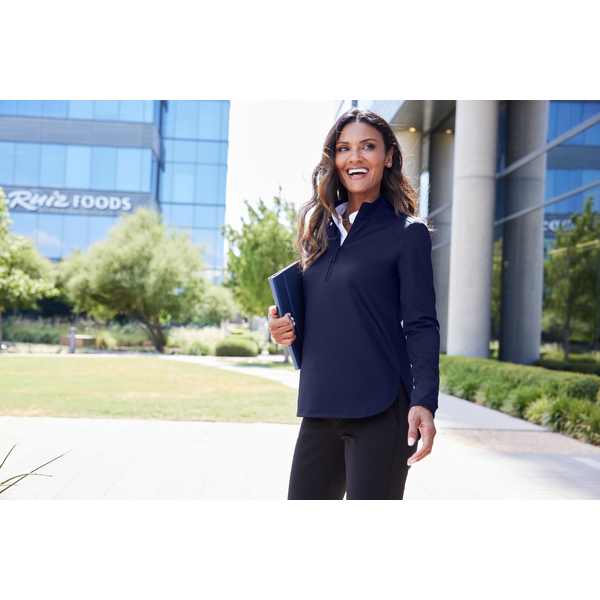 Port Authority® C-FREE® Recycled Poly/Spandex Double Knit Ladies' 1/4 Zip