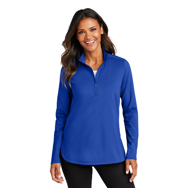 Port Authority® C-FREE® Recycled Poly/Spandex Double Knit Ladies' 1/4 Zip