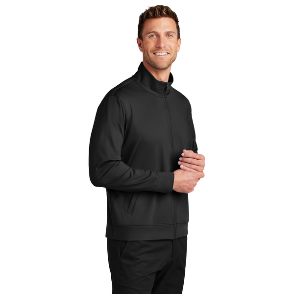 Port Authority® C-FREE® Recycled Poly/Spandex Double Knit Men's Full Zip