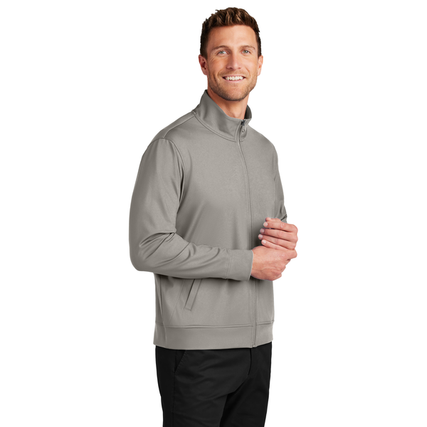 Port Authority® C-FREE® Recycled Poly/Spandex Double Knit Men's Full Zip