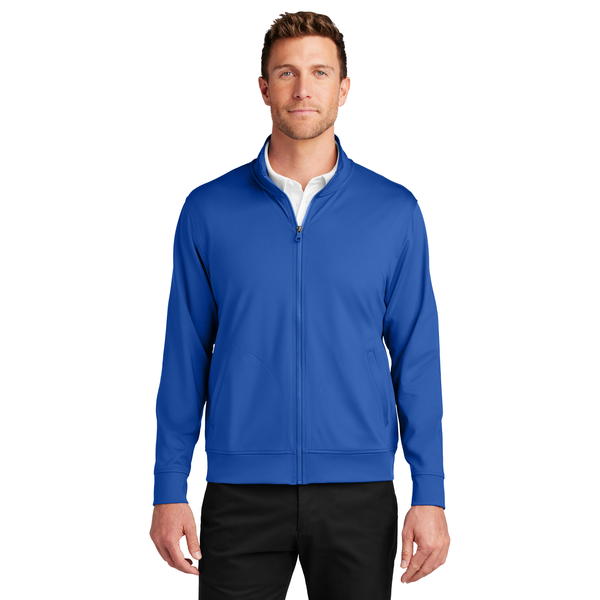 Port Authority® C-FREE® Recycled Poly/Spandex Double Knit Men's Full Zip