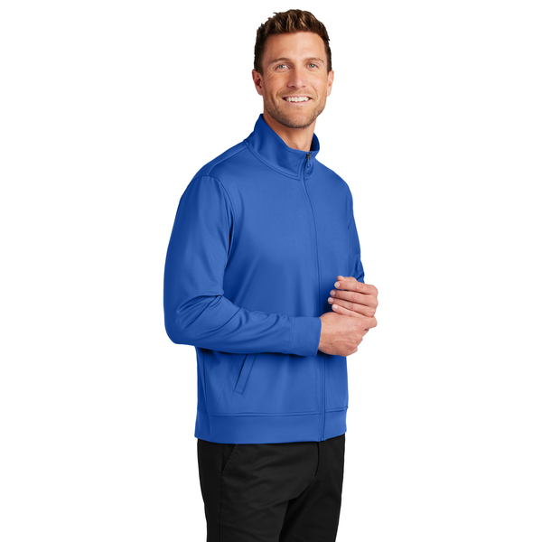 Port Authority® C-FREE® Recycled Poly/Spandex Double Knit Men's Full Zip