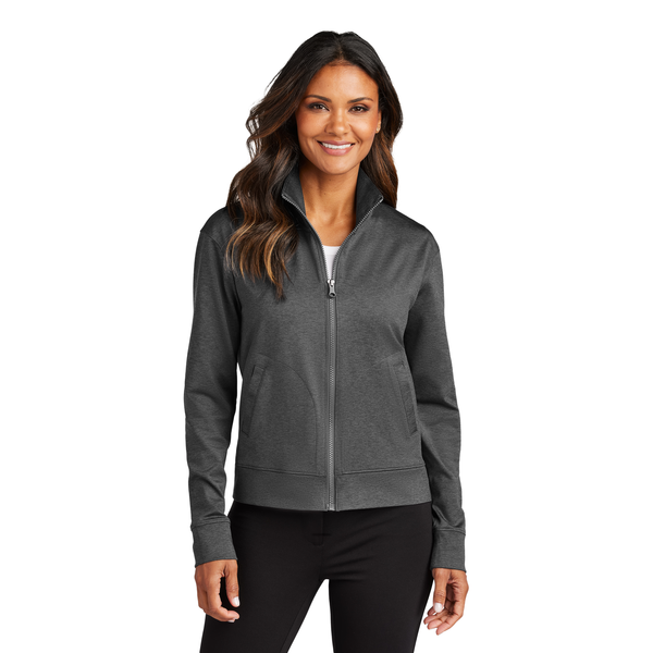 Port Authority® C-FREE® Recycled Poly/Spandex Double Knit Ladies' Full Zip