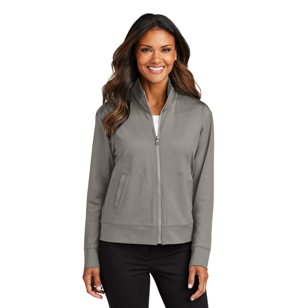 Port Authority® C-FREE® Recycled Poly/Spandex Double Knit Ladies' Full Zip