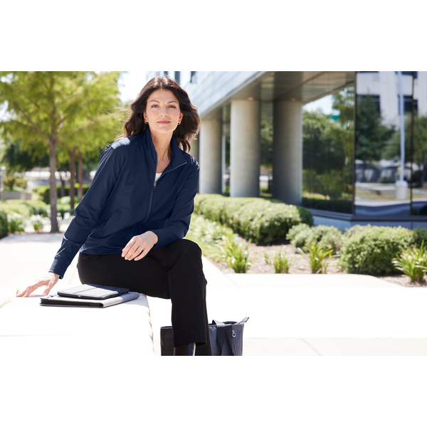 Port Authority® C-FREE® Recycled Poly/Spandex Double Knit Ladies' Full Zip