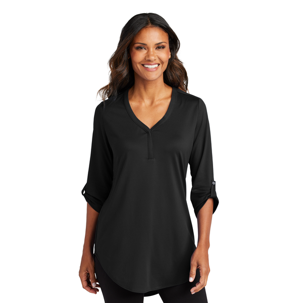 Port Authority® City Stretch Poly/Spandex 3/4-Sleeve Ladies' Tunic