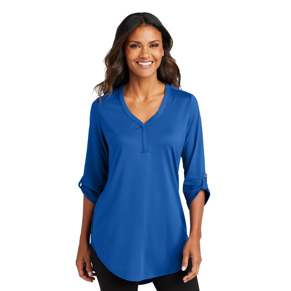 Port Authority® City Stretch Poly/Spandex 3/4-Sleeve Ladies' Tunic
