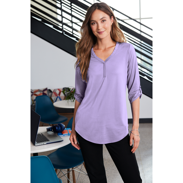 Port Authority® City Stretch Poly/Spandex 3/4-Sleeve Ladies' Tunic