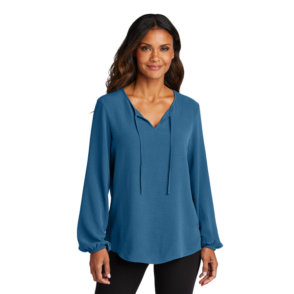 Port Authority® Textured Crepe Ladies' Blouse