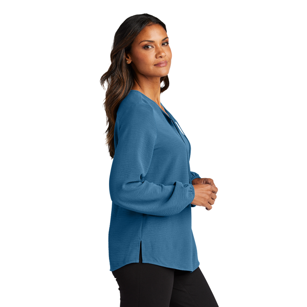 Port Authority® Textured Crepe Ladies' Blouse