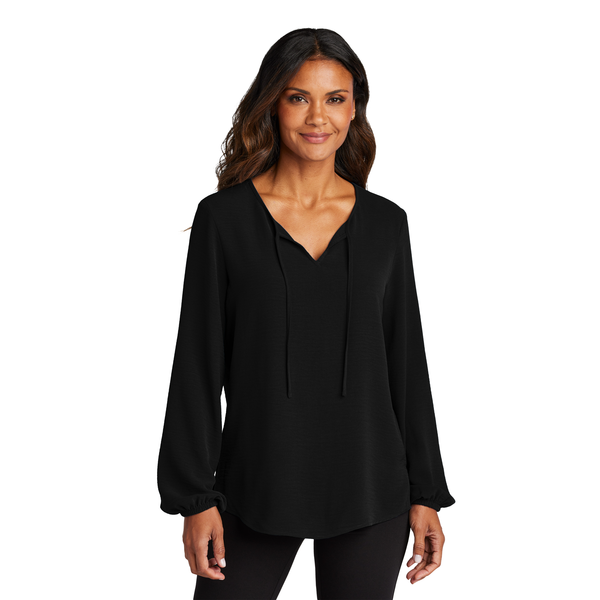 Port Authority® Textured Crepe Ladies' Blouse
