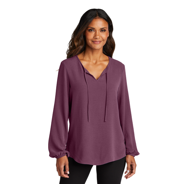 Port Authority® Textured Crepe Ladies' Blouse