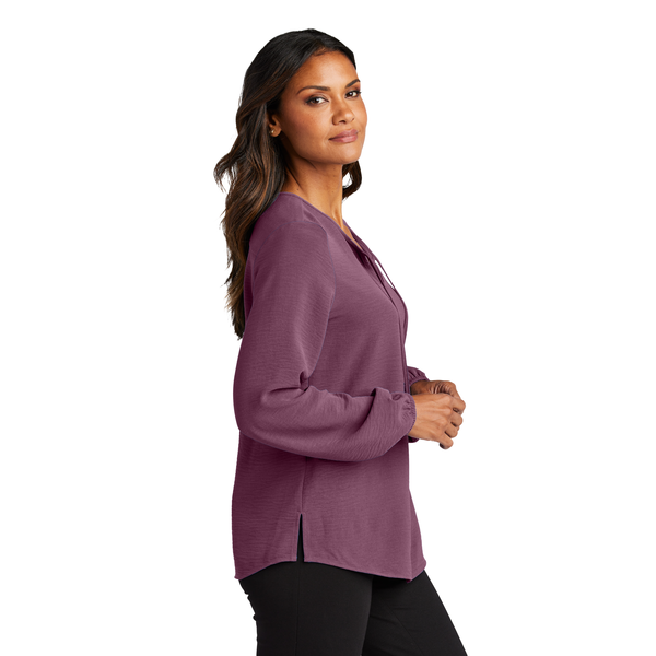 Port Authority® Textured Crepe Ladies' Blouse