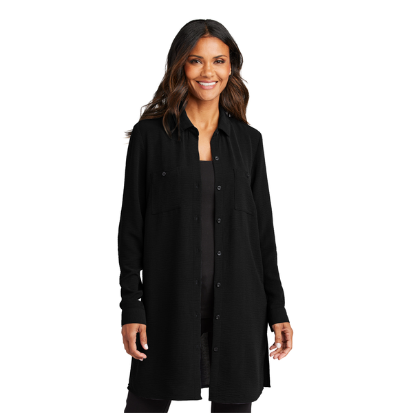 Port Authority® Textured Crepe Ladies' Long Tunic