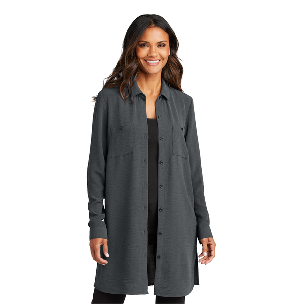 Port Authority® Textured Crepe Ladies' Long Tunic