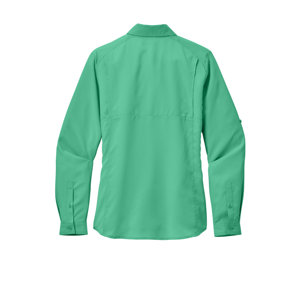 Port Authority® Long Sleeve Polyester Poplin UV Daybreak Ladies' Shirt