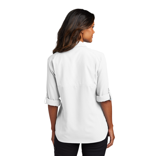 Port Authority® Long Sleeve Polyester Poplin UV Daybreak Ladies' Shirt