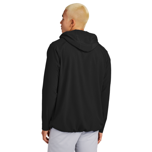 Sport-Tek® Repeat 1/2 Zip Long Sleeve Poly/Spandex Hooded Men's Jacket