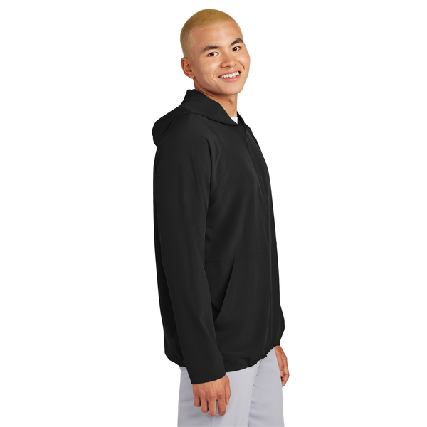 Sport-Tek® Repeat 1/2 Zip Long Sleeve Poly/Spandex Hooded Men's Jacket