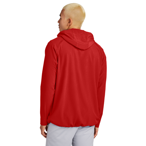 Sport-Tek® Repeat 1/2 Zip Long Sleeve Poly/Spandex Hooded Men's Jacket