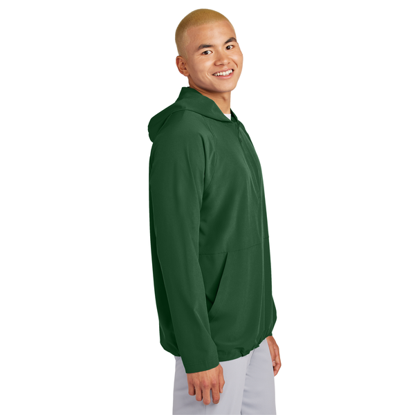 Sport-Tek® Repeat 1/2 Zip Long Sleeve Poly/Spandex Hooded Men's Jacket