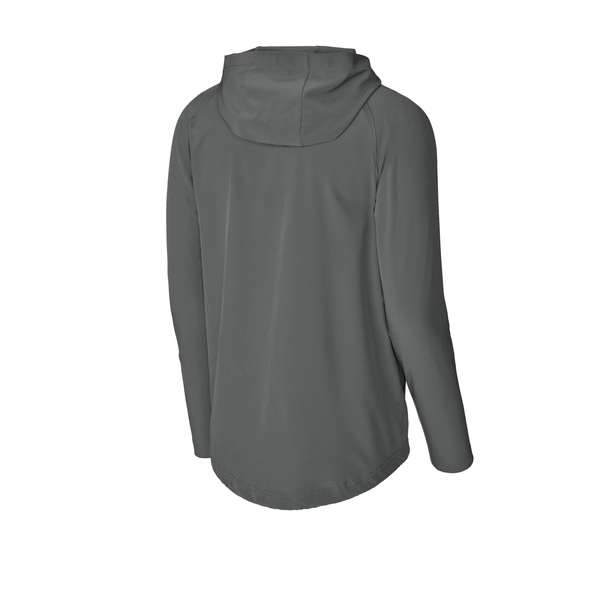 Sport-Tek® Repeat 1/2 Zip Long Sleeve Poly/Spandex Hooded Men's Jacket
