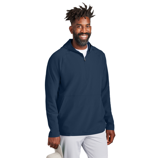 Sport-Tek® Repeat 1/2 Zip Long Sleeve Poly/Spandex Hooded Men's Jacket