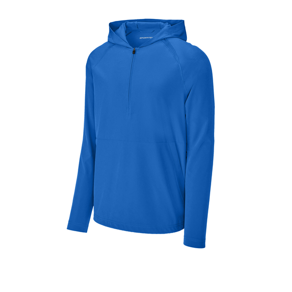 Sport-Tek® Repeat 1/2 Zip Long Sleeve Poly/Spandex Hooded Men's Jacket