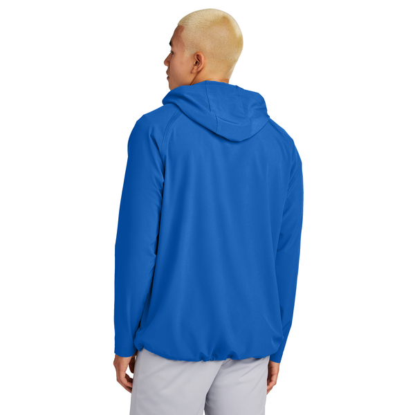 Sport-Tek® Repeat 1/2 Zip Long Sleeve Poly/Spandex Hooded Men's Jacket