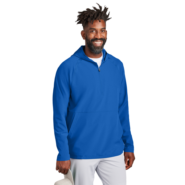 Sport-Tek® Repeat 1/2 Zip Long Sleeve Poly/Spandex Hooded Men's Jacket