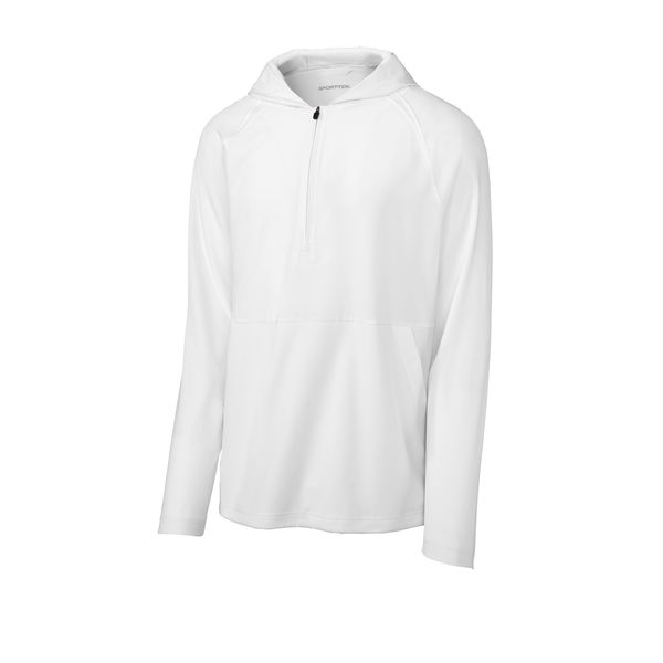 Sport-Tek® Repeat 1/2 Zip Long Sleeve Poly/Spandex Hooded Men's Jacket