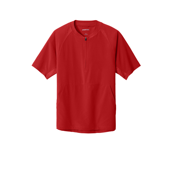 Sport-Tek® Repeat 1/2 Zip Short Sleeve Poly/Spandex Men's Jacket