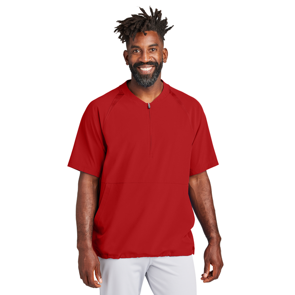 Sport-Tek® Repeat 1/2 Zip Short Sleeve Poly/Spandex Men's Jacket