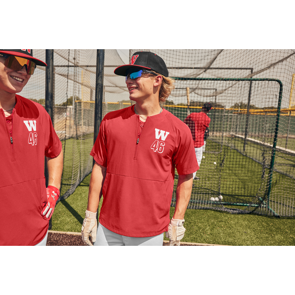 Sport-Tek® Repeat 1/2 Zip Short Sleeve Poly/Spandex Men's Jacket