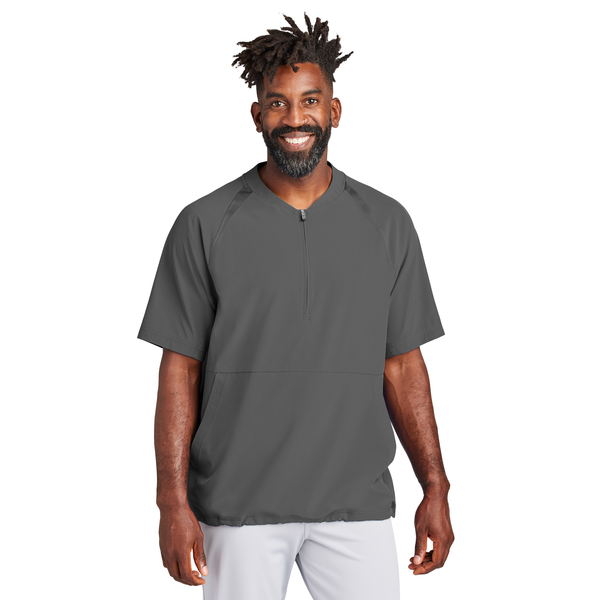 Sport-Tek® Repeat 1/2 Zip Short Sleeve Poly/Spandex Men's Jacket