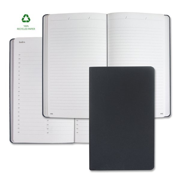 Samoa Eco Indexed Recycled White Pg Lined Journal