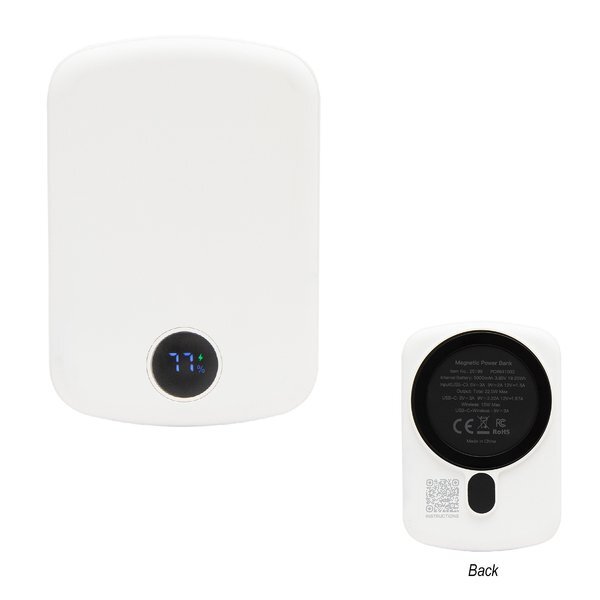 Mag Max 15W Wireless Charger Power Bank, 5000mAh