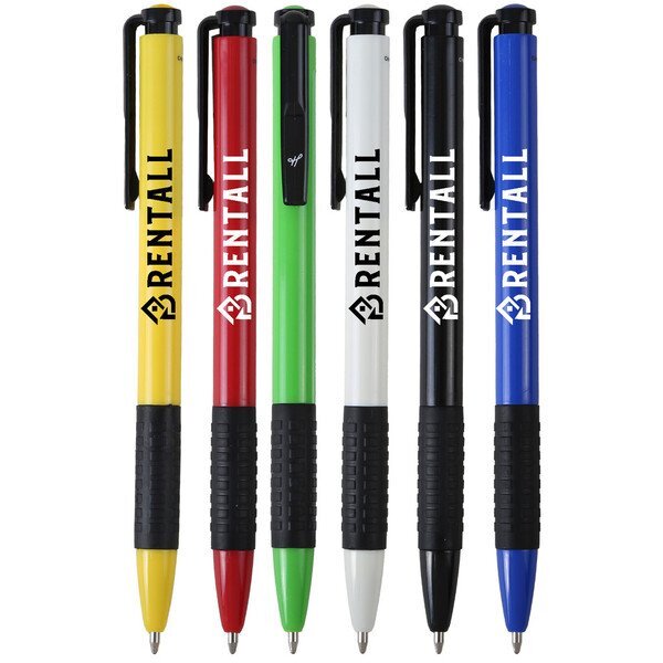 Clip Grip Rectractable Ballpoint Pen