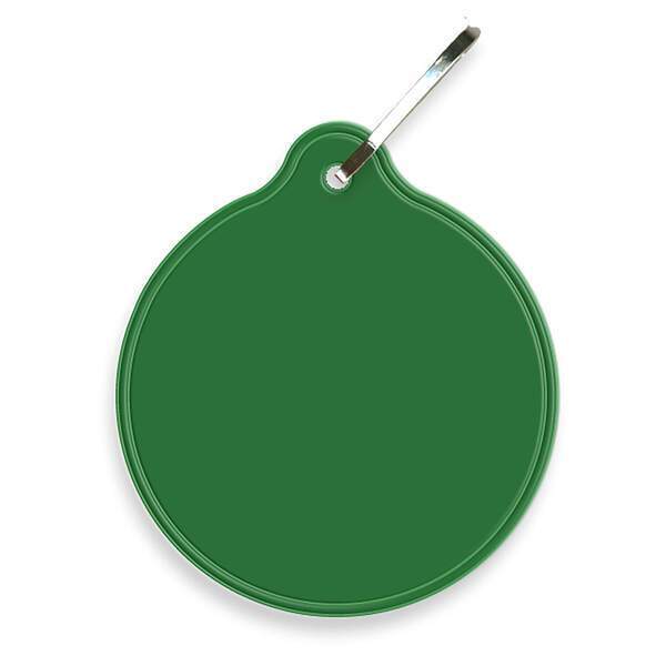 Reflective Hook Zipper Pull, Small Circle