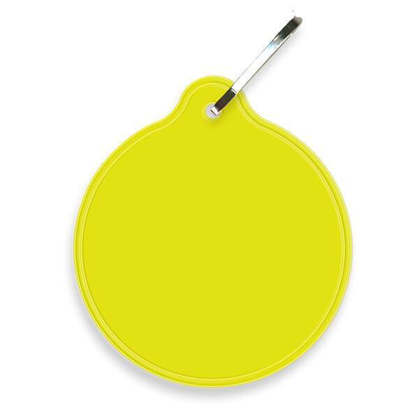 Reflective Hook Zipper Pull, Small Circle