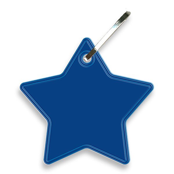 Reflective Hook Zipper Pull, Star
