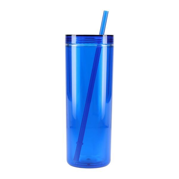 Chroma Recycled Acrylic Straw Tumbler, 16oz.