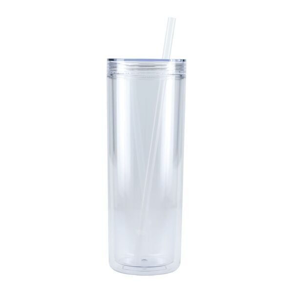 Chroma Recycled Acrylic Straw Tumbler, 16oz.